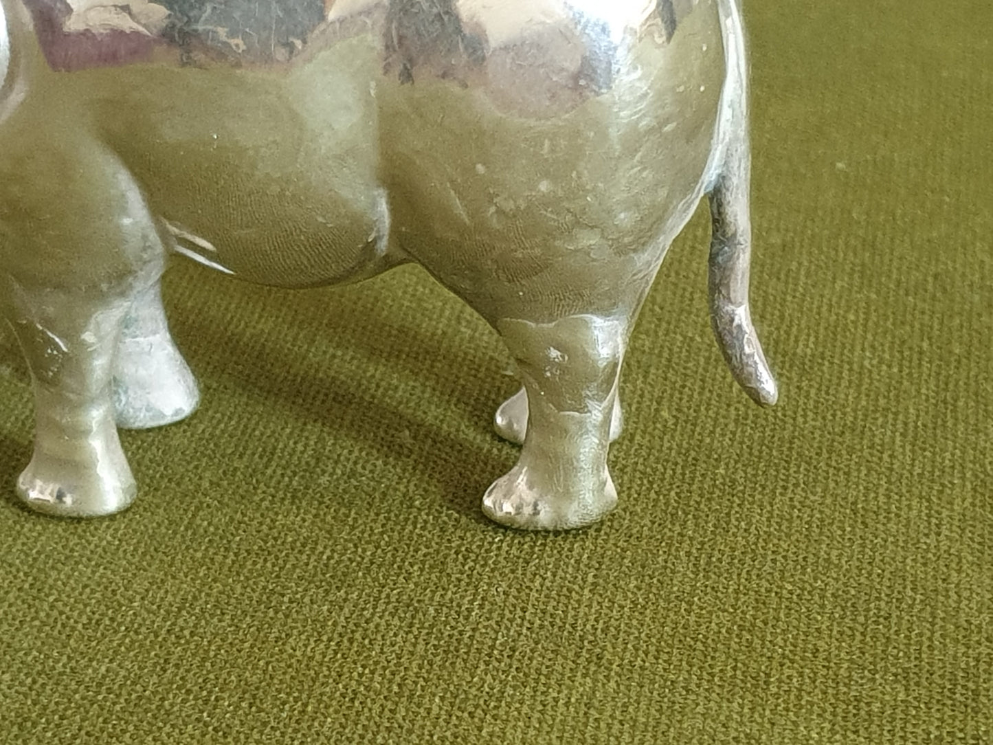 Novelty Solid Silver Elephant Pin Cushion. Boots Pure Drugs Company. B'ham 1905