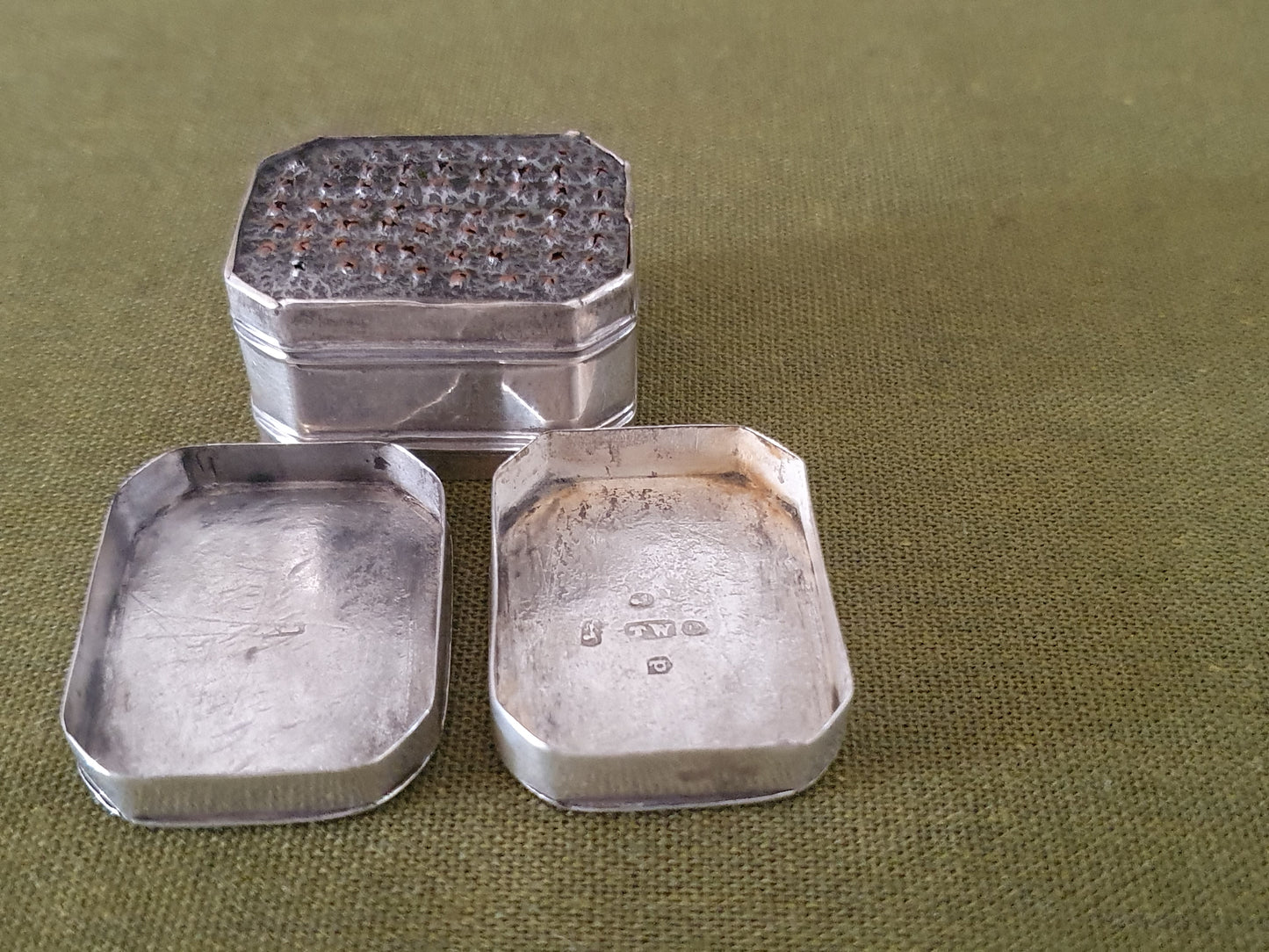 Pair of Georgian nutmeg graters