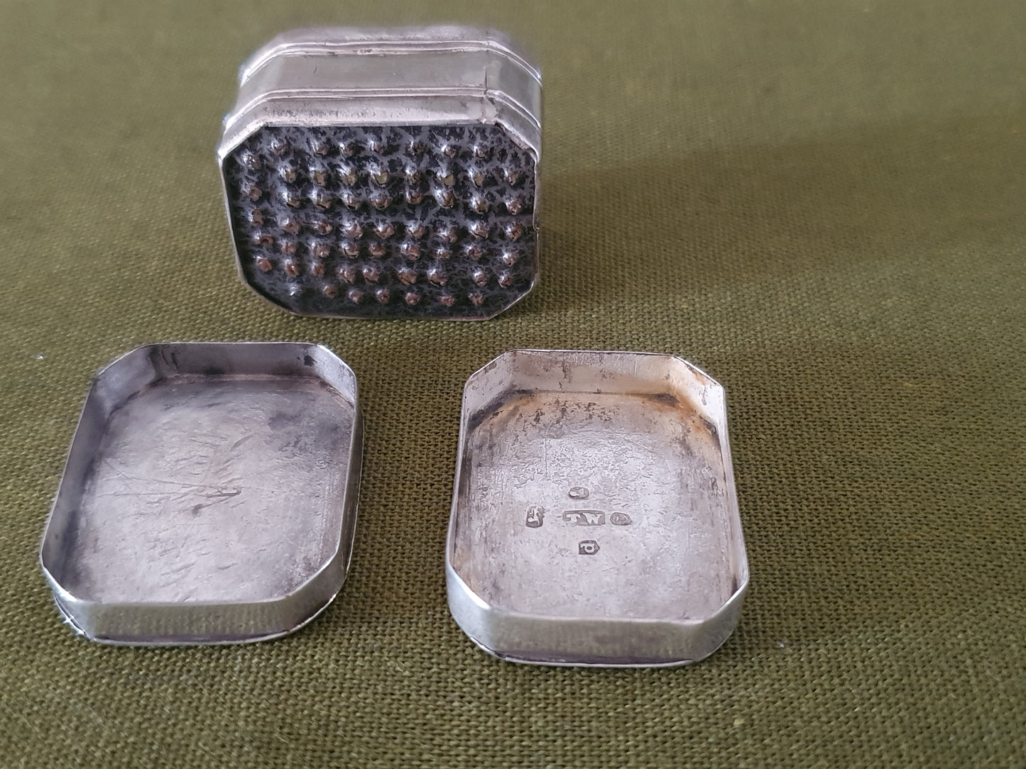 Pair of Georgian nutmeg graters