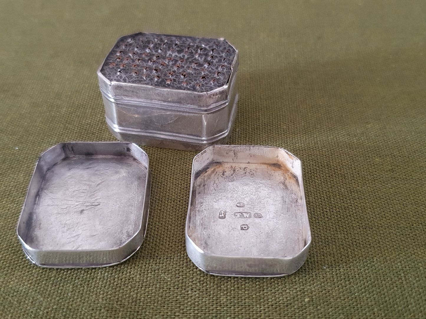 Pair of Georgian nutmeg graters