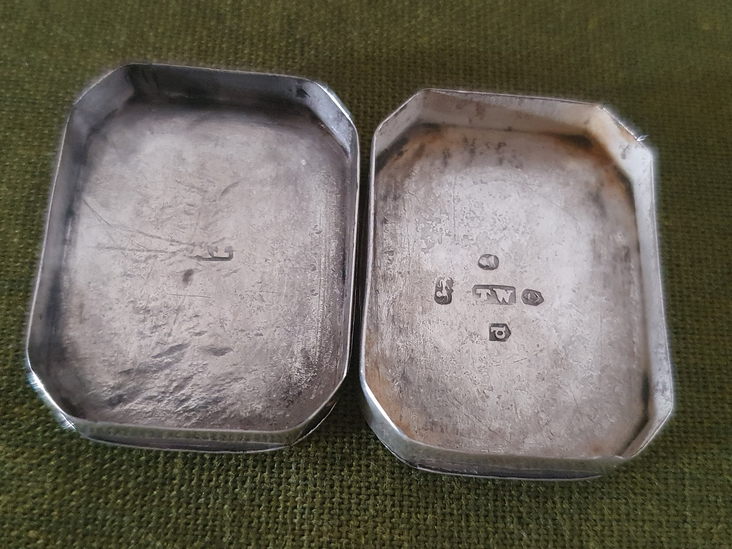 Pair of Georgian nutmeg graters