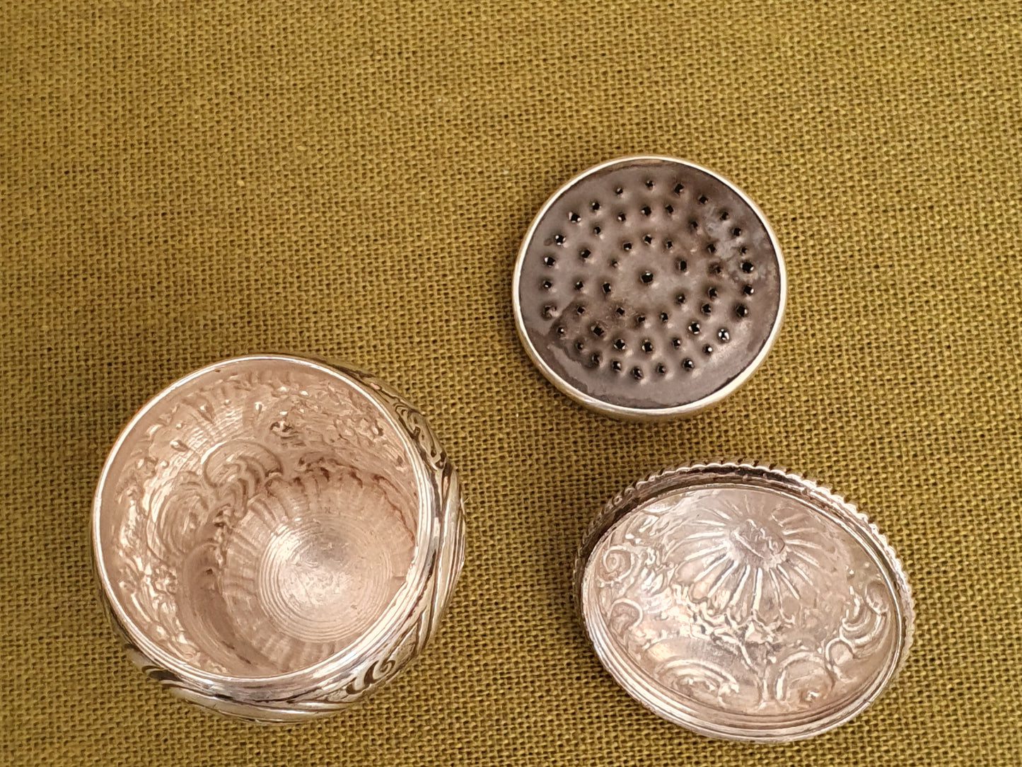 Pair of Georgian nutmeg graters
