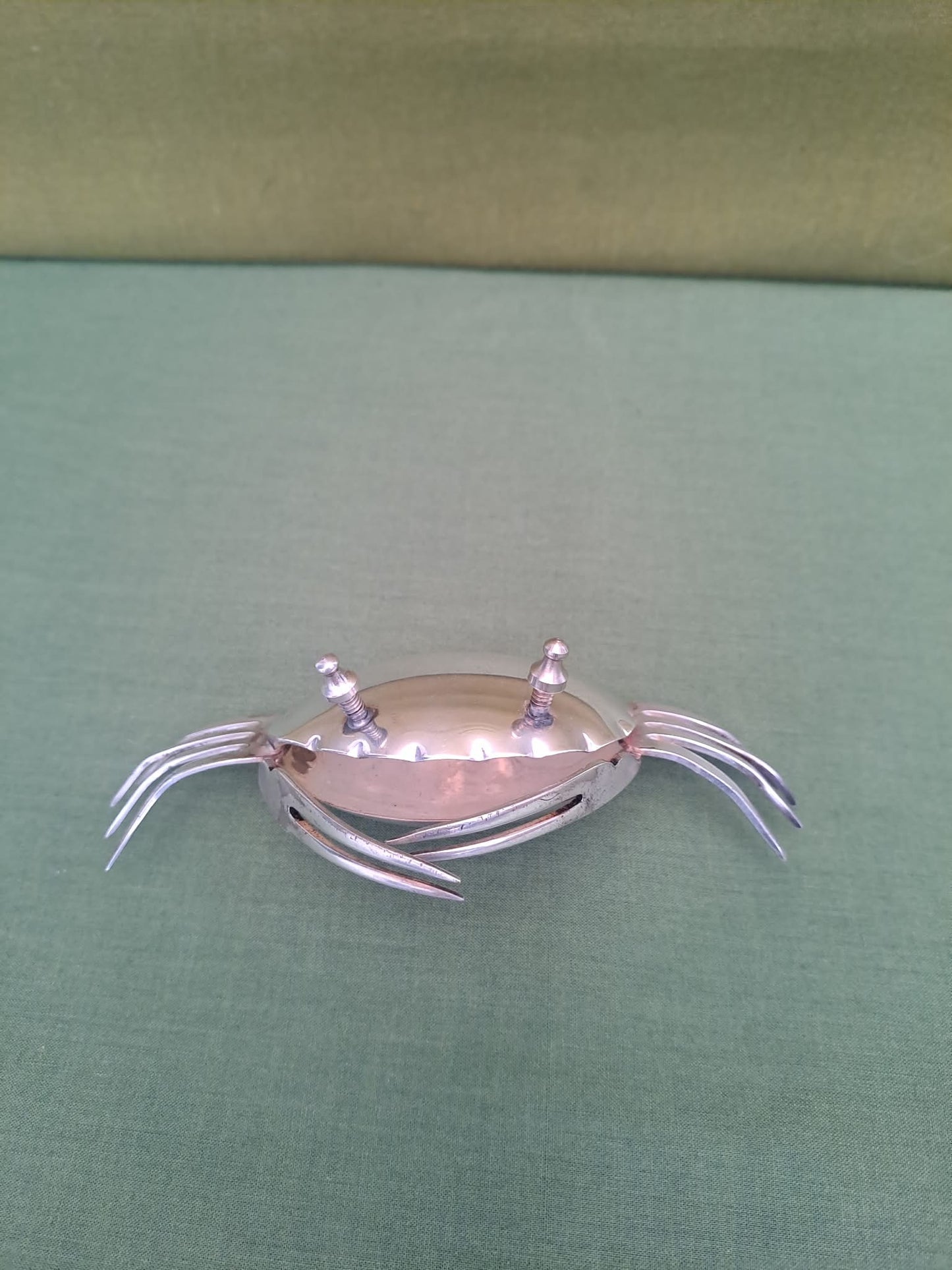 Silverware, upcycled cutlery crab sculpture
